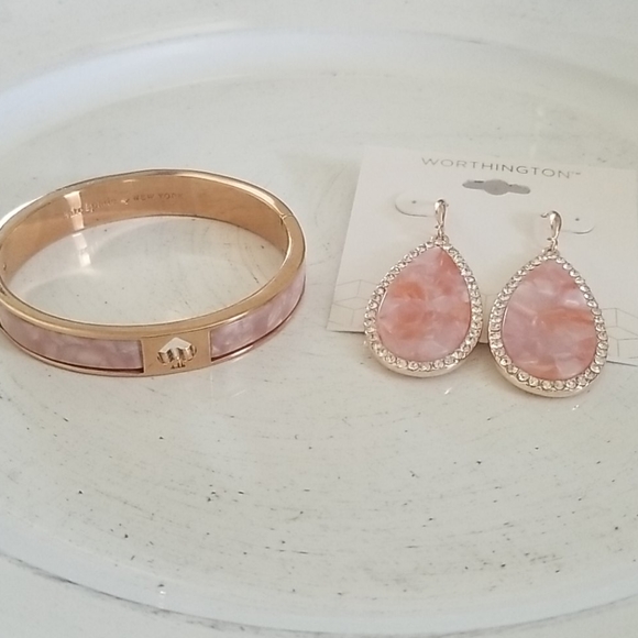 kate spade Jewelry - KATE SPADE BRACELET & WORTHINGTON EARRINGS